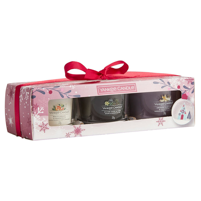 Yankee Candle 3 Filled Votives Gift Set - Snow Globe Wonderland