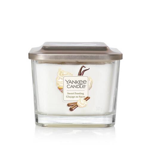 Yankee Candle Elevation Collection - Sweet Frosting - Medium 3-Wick Square Candle