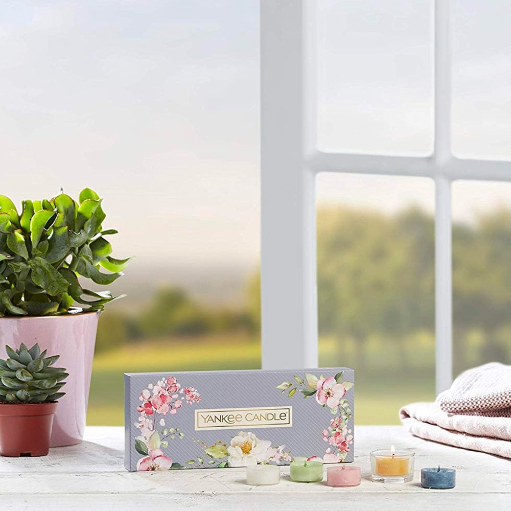 Yankee Candle 10 Tea Lights & 1 Holder Gift Set - Garden Hideaway - Image 3