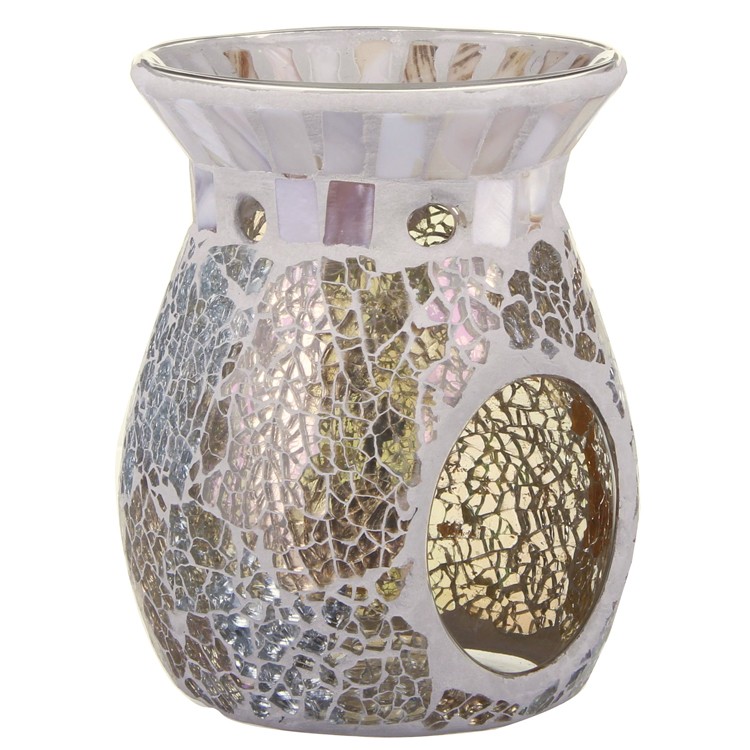 Yankee Candle Gold & Pearl Mosaic Wax Melt Warmer - Image 2