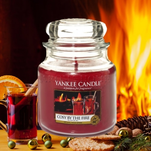 Cosy By The Fire - Yankee Candle - Medium Jar, 411g - Image 2