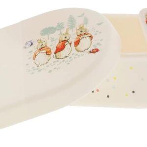 Flopsy Bunny Snack Box with Cutlery Set - Beatrix Potter