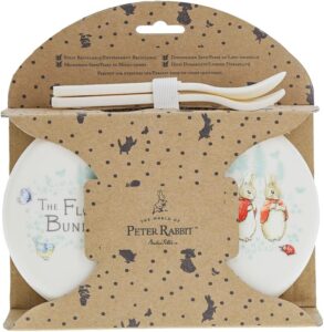 Flopsy Bunny Snack Box with Cutlery Set - Beatrix Potter
