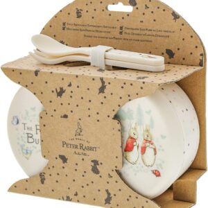 Flopsy Bunny Snack Box with Cutlery Set - Beatrix Potter