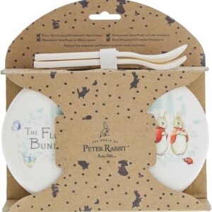 Flopsy Bunny Snack Box with Cutlery Set - Beatrix Potter