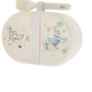 Peter Rabbit Snack Box with Cutlery Set - Beatrix Potter