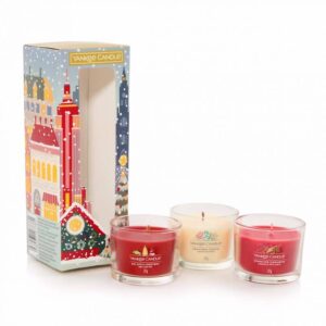 Yankee Candle 3 Filled Votives Gift Set - Christmas Village