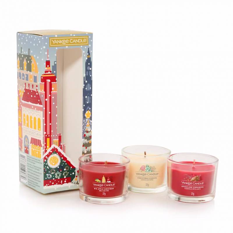 Yankee Candle 3 Filled Votives Gift Set - Christmas Village
