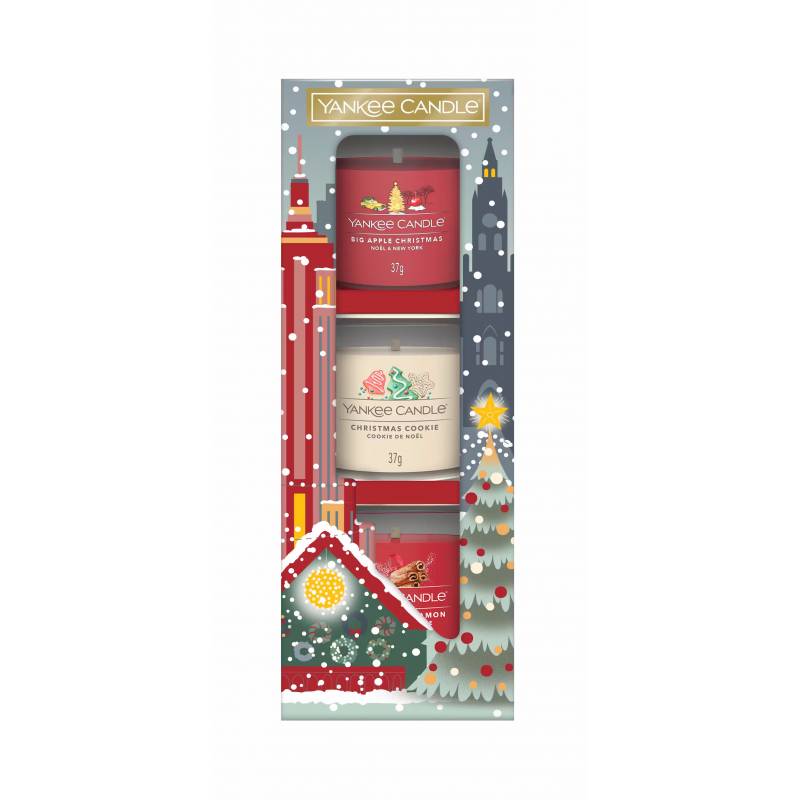 Yankee Candle 3 Filled Votives Gift Set - Christmas Village