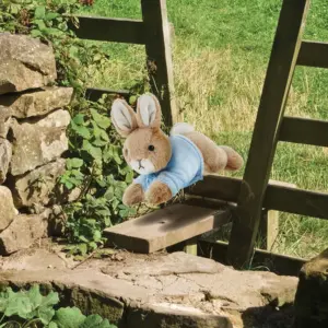 Peter Rabbit Small Soft Toy Lying Down - Beatrix Potter A30822