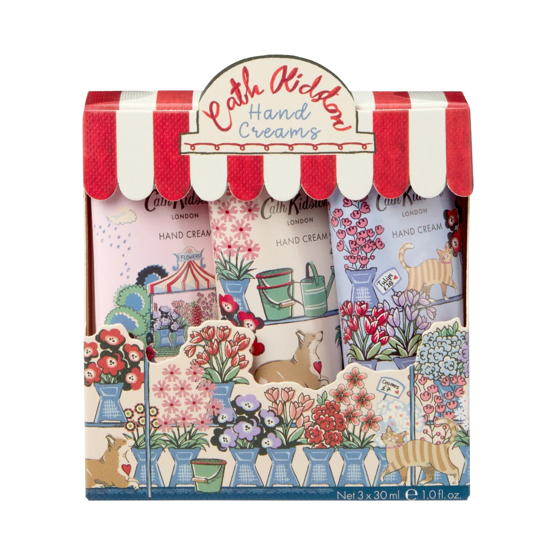 Cath Kidston Flower Market Hand Cream Trio 3 x 30ml