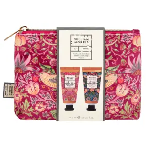 William Morris Strawberry Thief Patchouli and Red Berry Hand Care Bag Set