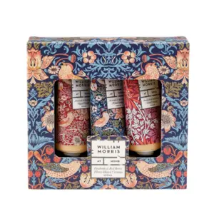 William Morris Strawberry Thief Patchouli & Red Berry Three Hand Creams Gift Set