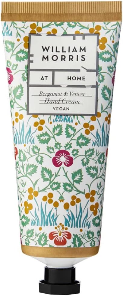 William Morris Golden Lily Bergamot and Vetiver 100ml Hand Cream in Gift Box