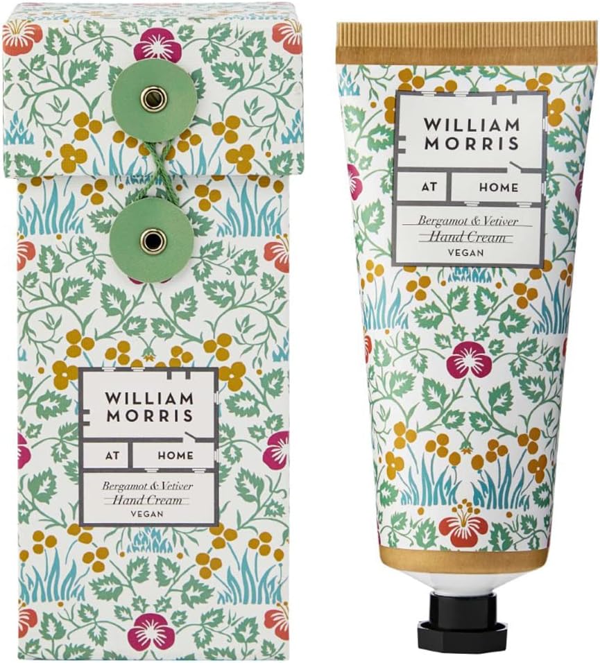 William Morris Golden Lily Bergamot and Vetiver 100ml Hand Cream in Gift Box